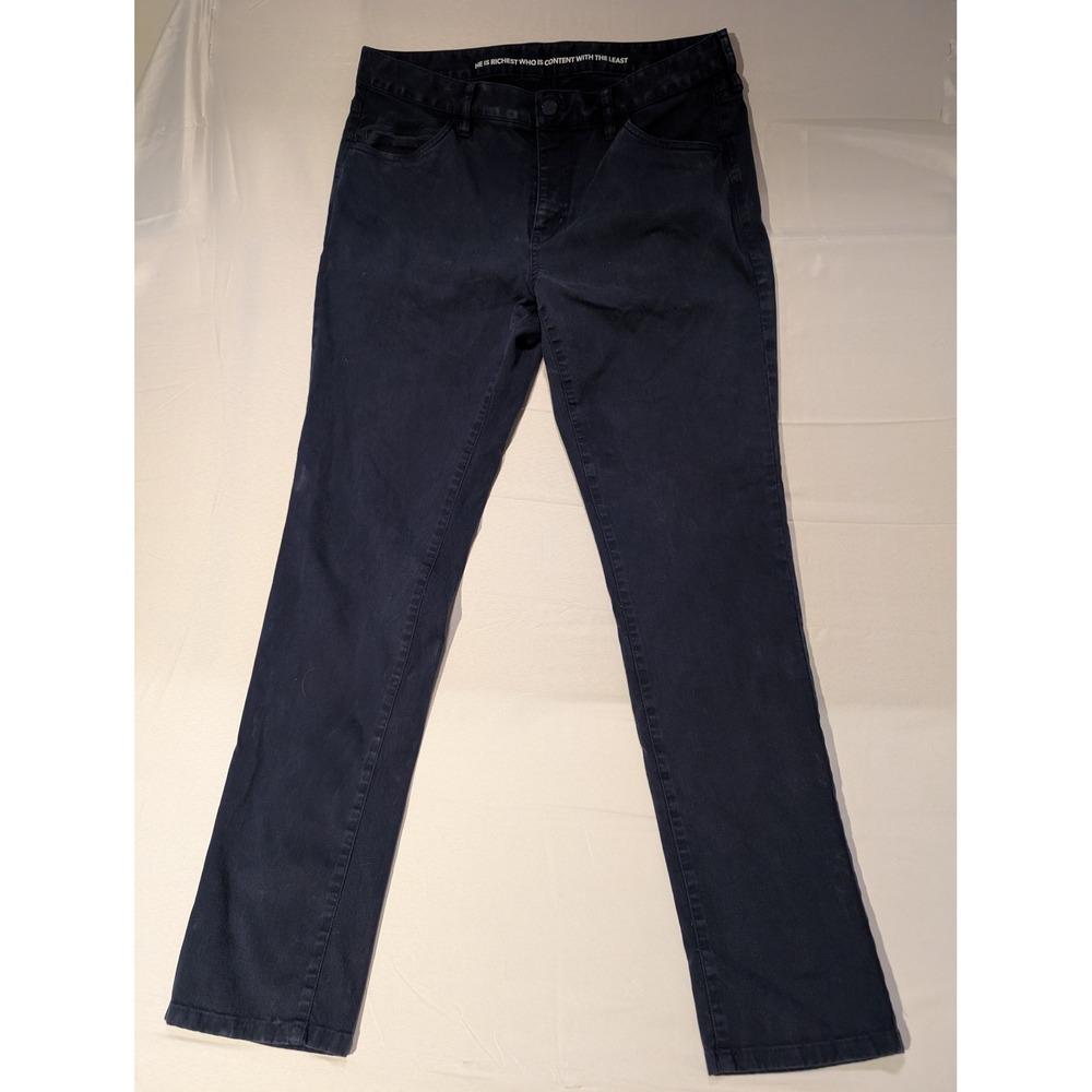 Rhone Men's Size 34 30IN Inseam Everyday Twill 5 Pocket Pants Mens Navy Blue